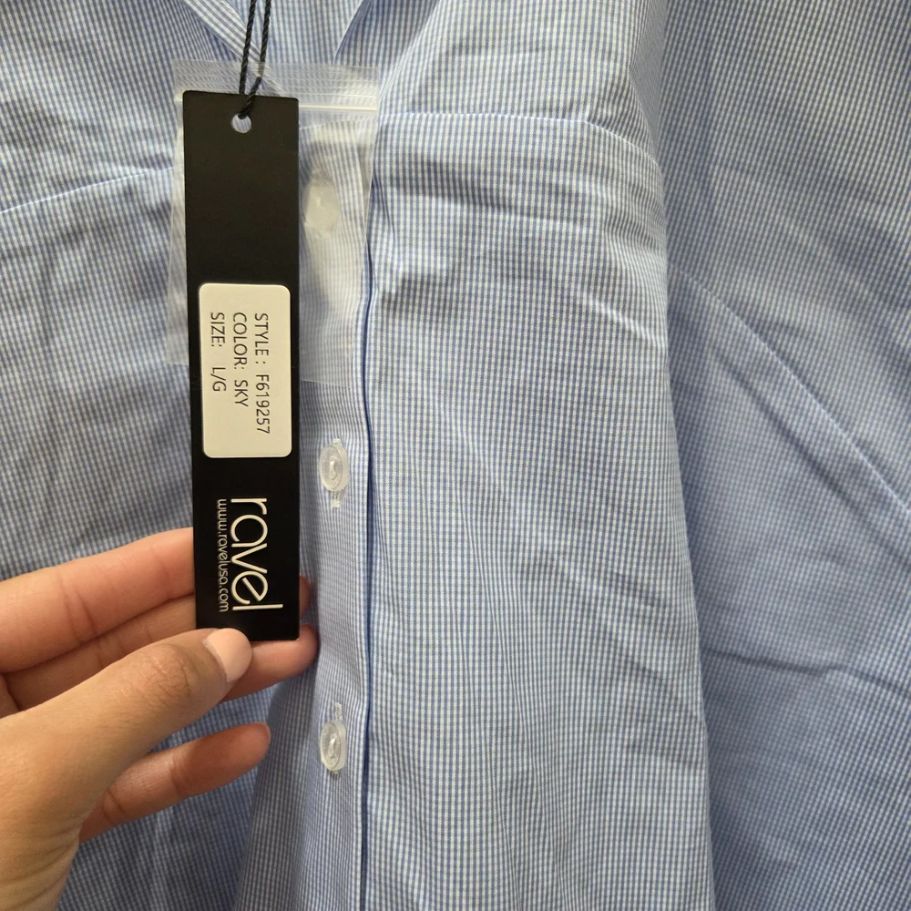 Ravel Sky Blue Button Down Shirt - Picture 5 of 7